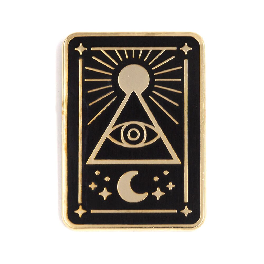 Fashion Accessories, These are Things, Enamel Pin, Accessories, Unisex, 650345, As Above so Below (Tarot)